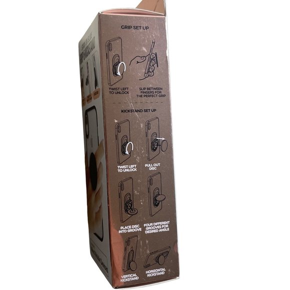 Premier Stick on Slide Grip & Kickstand for Phones - Black - Picture 3 of 5